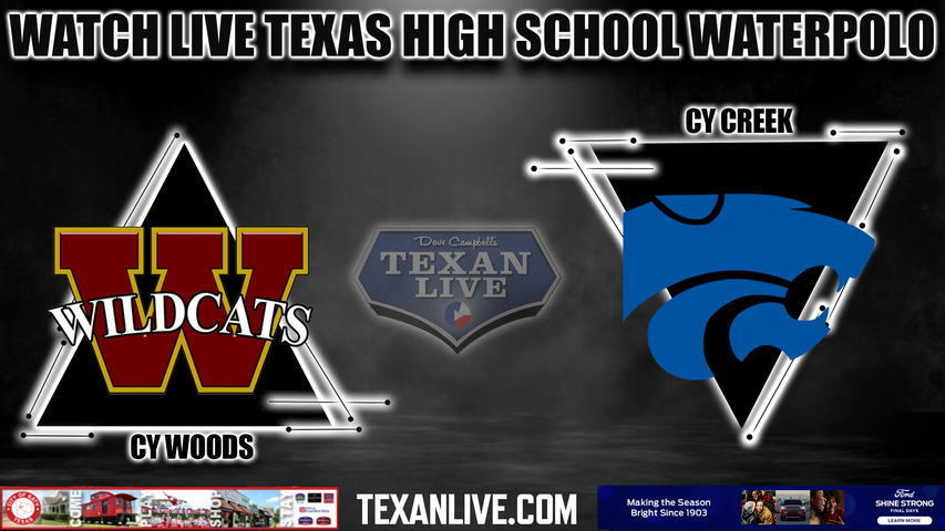 Cy Woods vs. Cy Creek - 6pm- 9/20/2023 -Waterpolo - Girls then Boys - Live from Cy Ranch High School