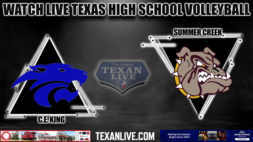 CE King vs Summer Creek - 6:30pm- 9/26/2023 - Volleyball - Live from Summer Creek High School
