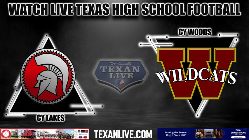 Cy Lakes vs Cy Woods - 6:30pm- 9/28/2023 - Football - Live from CFFCU Stadium