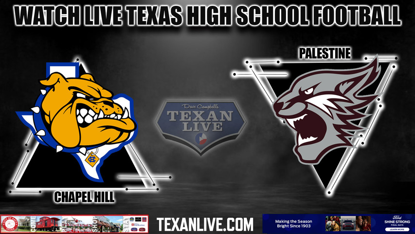 Chapel Hill vs Palestine - 7:30pm- 9/29/2023 - Football - Live from Westwood Panther Stadium