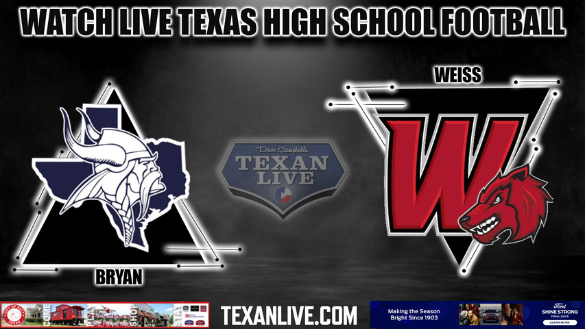 Bryan vs Weiss - 7:00pm- 10/12/2023 - Football - Live from The Pfield