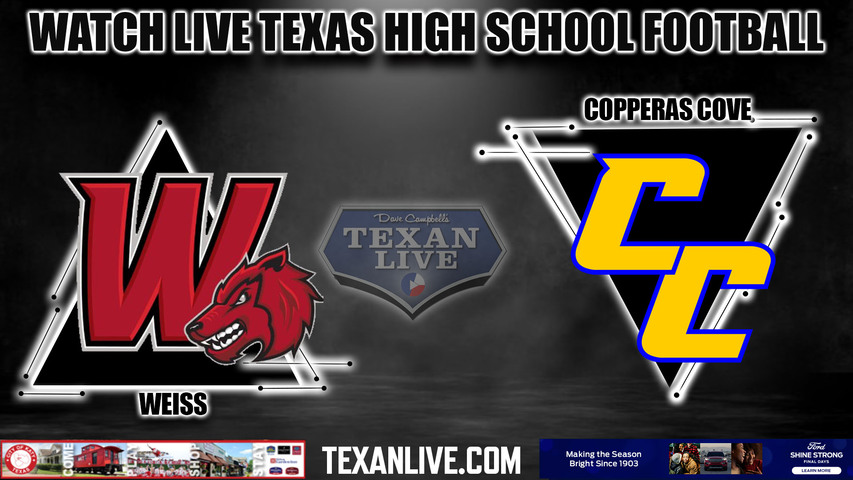 Weiss vs Copperas Cove - 7:30pm- 10/6/2023 - Football - Live from Bulldawgs Stadium