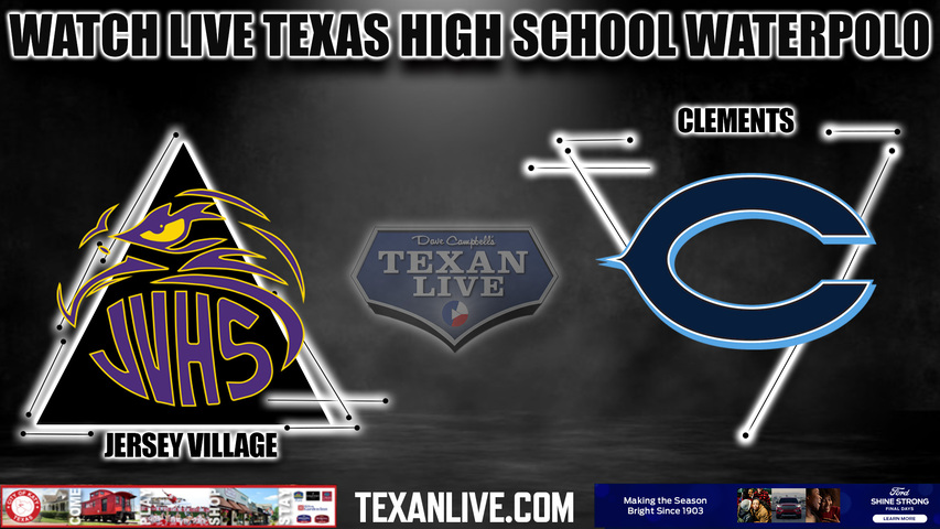 Jersey Village vs. Clements - 7pm- 10/9/2023 - Waterpolo - Boys - Live from CFISD natatorium