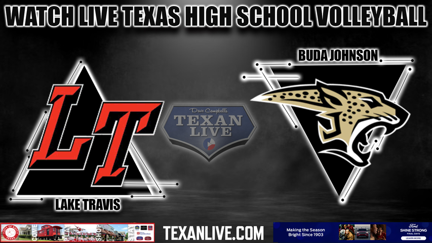 Lake Travis vs Buda Johnson - 6:30pm- 10/10/2023 - Volleyball - Live from Buda Hays High School