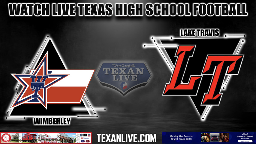 Lake Travis JV White vs Wimberley- 7:00pm-- 10/12/2023 - Football - Live from Track Field