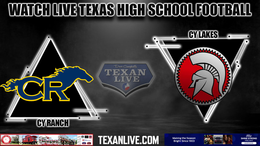 Cy Ranch vs Cy Lakes - 1:00pm- 10/21/2023 - Football - Live from CFFCU Stadium