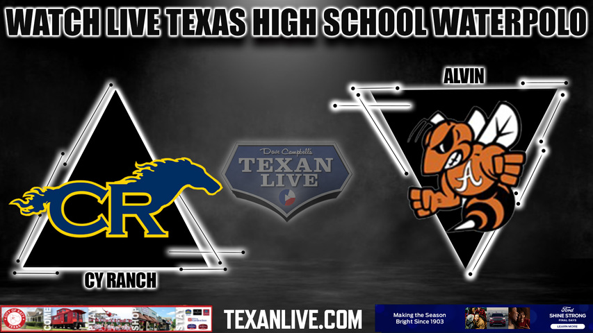 Cy Ranch vs Alvin - Boys - 2:15pm- 10/14/2023 - Waterpolo - Area Round playoffs- Live from CFISD natatorium