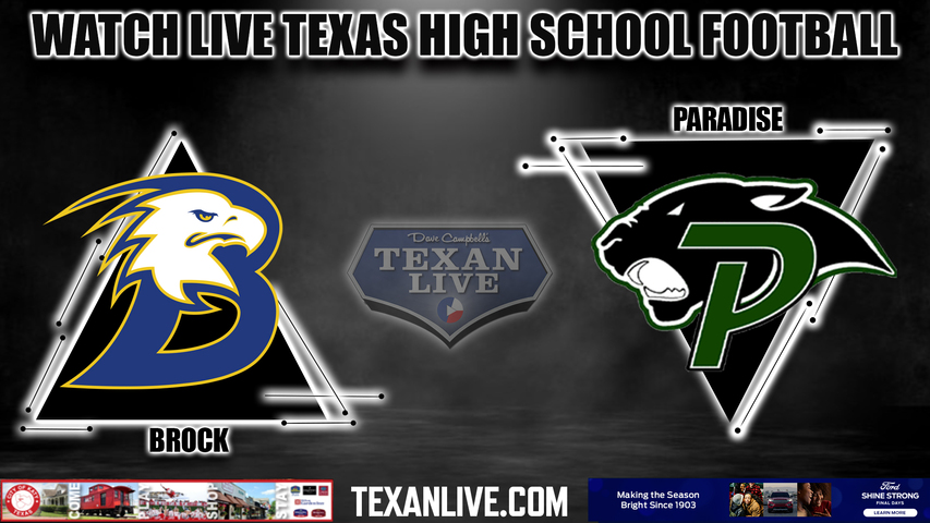 Brock vs. Paradise 7 30pm 10 20 2023 Football Live from