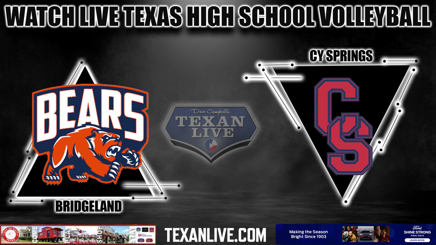 Bridgeland vs Cy Springs - 5:30pm- 10/24/2023 - Volleyball - Live from Cy Springs High School