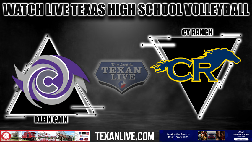 Klein Cain vs Cy Ranch - 5:30PM - 10/30/2023 - Volleyball - Bi District Playoffs - Live from Cy Ranch High School