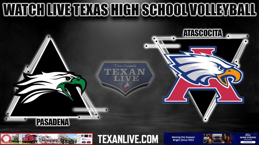 Pasadena vs Atascocita - 6:00PM - 10/31/2023 - Volleyball - Bi District Playoffs - Live from Phillips Fieldhouse