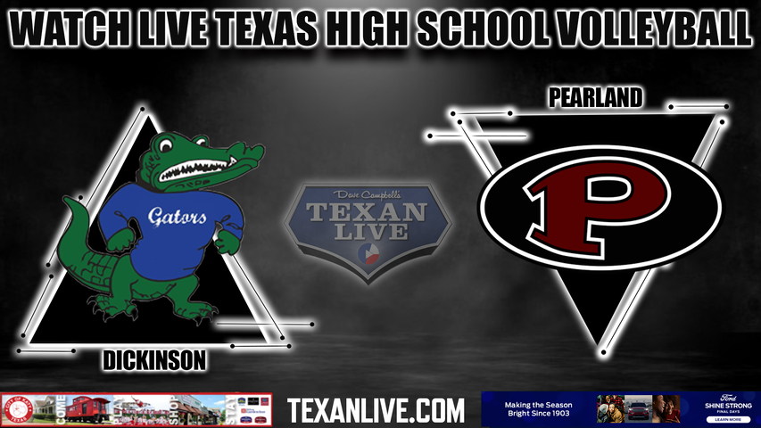 Dickinson vs Pearland - 6:45PM - 10/30/2023 - Volleyball - Bi District Playoffs - Live from Clear Brook High School