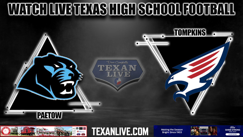 Paetow vs Tompkins - 6:30pm- 11/3/2023 - Football - Live from Rhodes Stadium