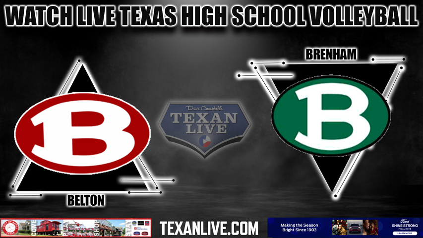 Belton vs Brenham - 6:30PM - 10/30/2023 - Volleyball - Bi District Playoffs - Live from Bryan High School