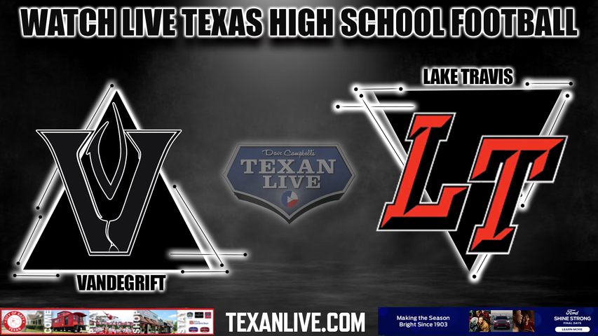 Lake Travis Freshmen Red vs Vandegrift - 5:00pm- 11/1/2023 - Football - Live from Track Stadium
