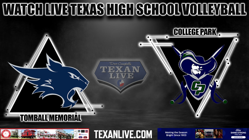 Tomball Memorial vs College Park - 5:30PM - 11/2/2023 - Volleyball - Area Round Playoffs - Live from Waller High School