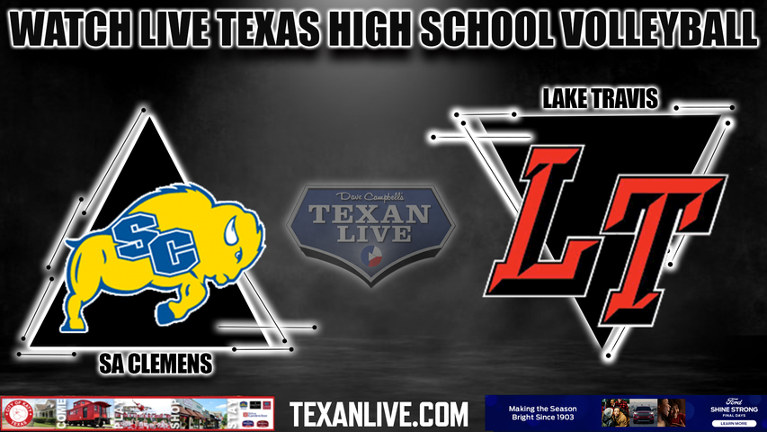 Clemens vs Lake Travis - 6:30PM - 11/3/2023 - Volleyball - Area Round Playoffs - Live from San Marcos High School