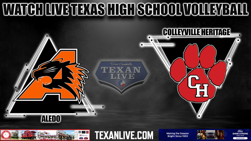 Aledo vs Colleyville Heritage- 6:00PM - 11/7/2023 - Volleyball - Regional Quarter Final Playoffs - Live from Arlington ISD