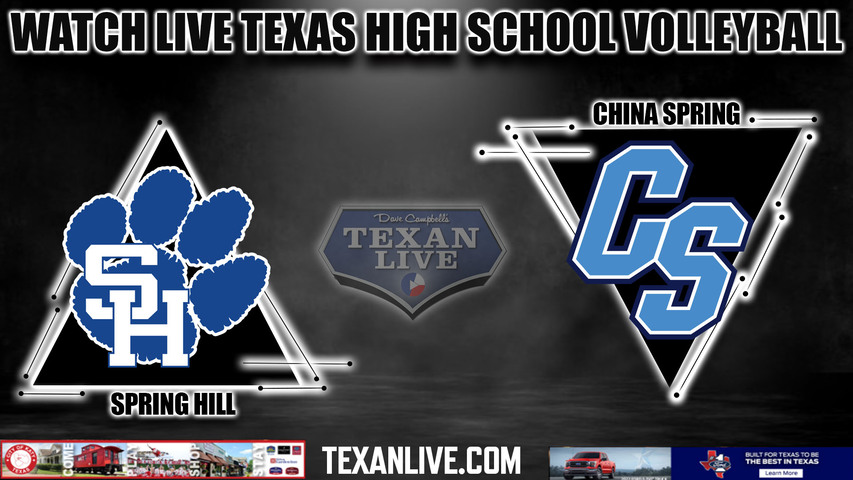 Spring Hill vs China Spring - 4A Region 3 - Regional Semi Finals - 8:00PM - 11/10/2023 - Volleyball - Live from Bryan High School -Playoffs