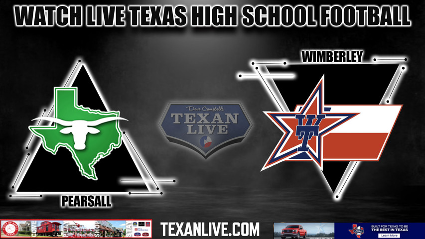 Pearsall vs Wimberley- 7:00PM - 11/9/2023 - Football - Live from Alamo Heights Mule Stadium - Bi District Playoffs