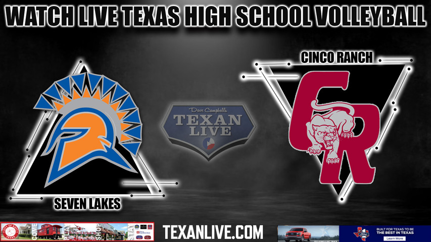 Cinco Ranch vs Seven Lakes - 6A Region 3 - Regional Finals - 12:00PM - 11/11/2023 - Volleyball - Live from Delmar FieldHouse - Playoffs