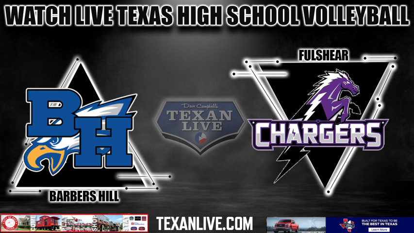 Fulshear vs Barbers Hill - 5A Region 3 - Regional Finals - 12:00PM - 11/11/2023 - Volleyball - Live from Merrell Center -Playoffs