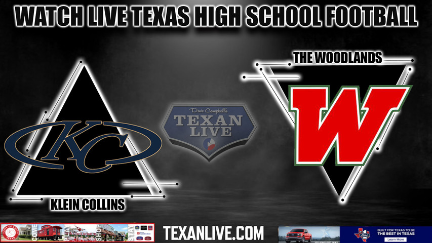 Klein Collins vs The Woodlands - 7:00PM - 11/17/2023 - Football - Live from Woodforest Bank Stadium - Area Round Playoffs