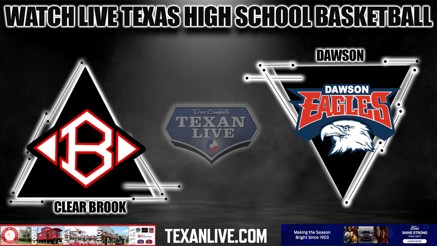 Clear Brook vs Dawson - 7:00pm- 11/14/2023 - Boys Basketball - Live from Dawson High School