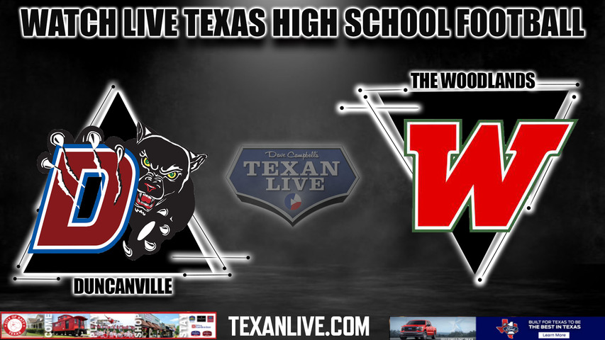 Duncanville vs The Woodlands - 3:00PM - 11/25/2023 - Football - Live from Hutto Memorial Stadium - Regional Semi-Finals Playoffs