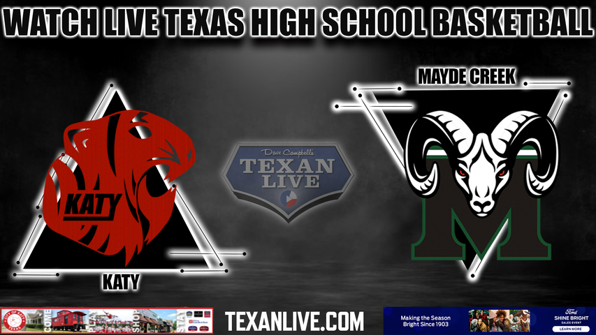 Katy vs Mayde Creek - 7pm- 12/5/2023 - Boys Basketball - Live from Mayde Creek High School
