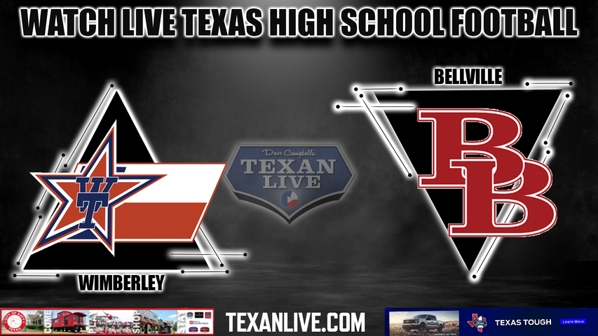 Wimberley vs Bellville - 7:30PM - 12/8/2023 - Football - Live from The Pfield - State Semi-Finals Playoffs