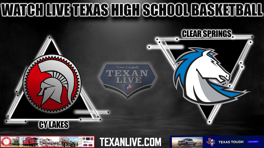 Cy Lakes vs Clear Springs - 6:30pm- 12/7/2023 - Boys Basketball - Live from Cy Lakes High School Gym 1 - Cy Hoops Tournament