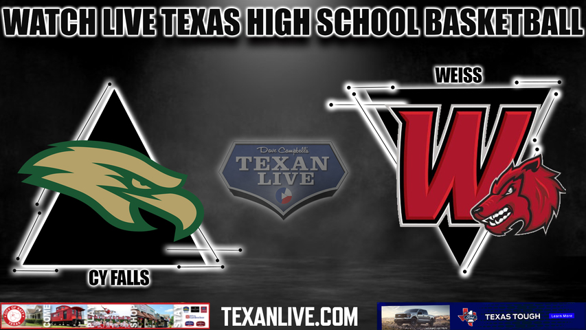 Cy Falls vs Weiss - 6:30pm- 12/7/2023 - Boys Basketball - Live from Cy