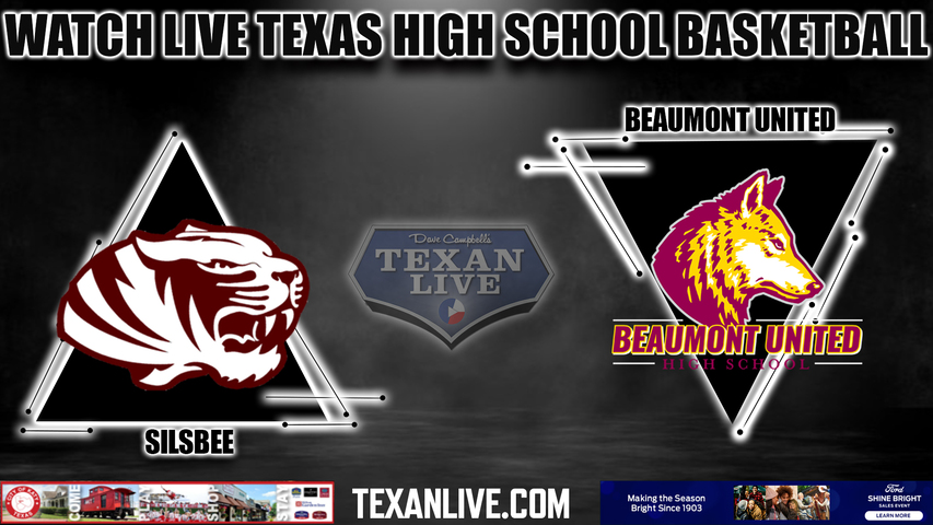 Silsbee vs Beaumont United - 7pm- 12/11/2023 - Boys Basketball - Live from Beaumont United High School