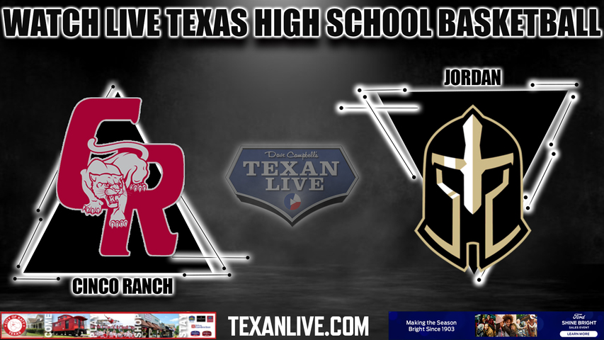Cinco Ranch vs Jordan - 7:00pm- 12/11/2023 - Boys Basketball - Live from Jordan High School