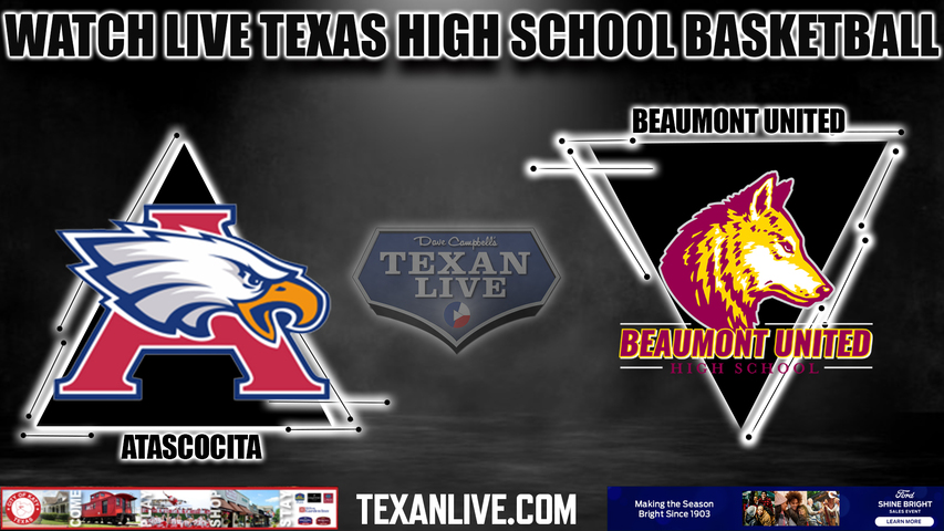Beaumont United vs Atascocita- - 7:00pm- 12/15/2023 - Boys Basketball - Live from Beaumont United High School