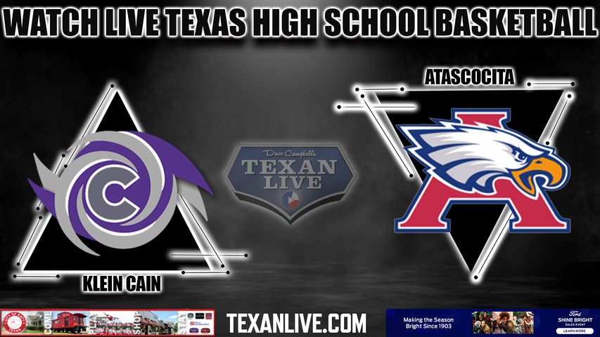 Klein Cain vs Atascocita - 1:00pm- 12/19/2023 - Boys Basketball - Live from Atascocita High School