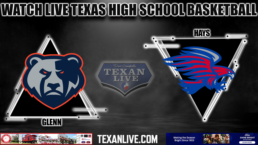 Glenn vs Hays - 7:00pm- 12/19/2023 - Boys Basketball - Live from Hays High School