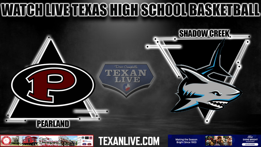 Pearland vs Shadow Creek - 7pm- 12/19/2023 - Boys Basketball - Live from Shadow Creek High School