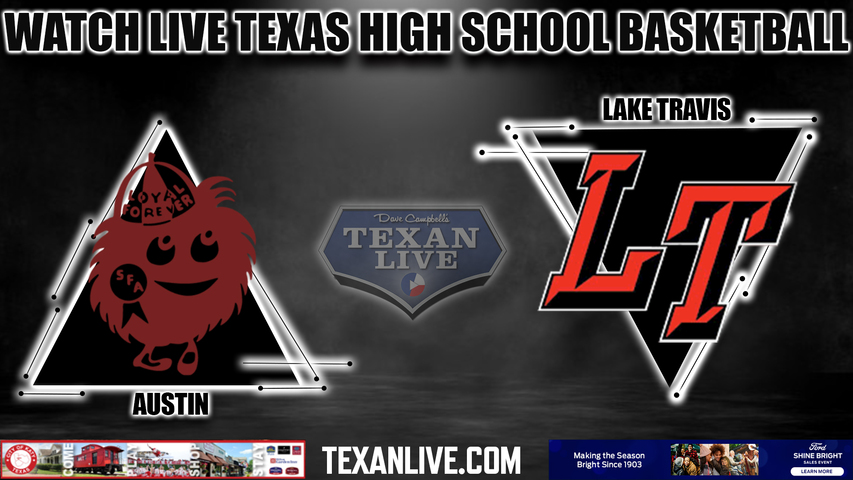 Lake Travis vs Austin High - 8:00pm- 1/2/2024 - Boys Basketball - Live from Austin High School