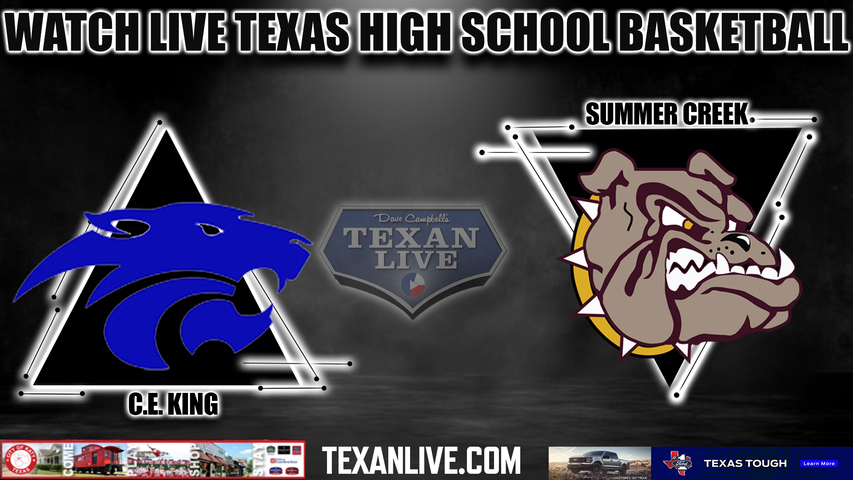 C.E. King vs Summer Creek - 7:00pm- 1/9/2024 - Girls Basketball - Live from Summer Creek High School