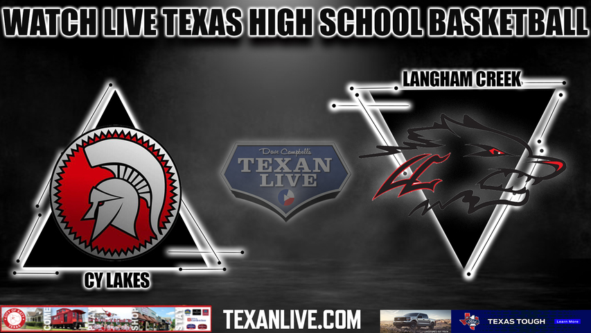 Cy Lakes vs Langham Creek - 1:00pm- 1/13/2024 - Girls Basketball - Live from Langham Creek High School
