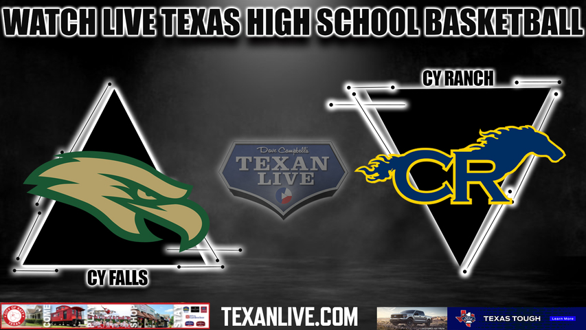 Cy Falls vs Cy Ranch - 1:00pm- 1/13/2024 - Boys Basketball - Live from Cy Ranch High School