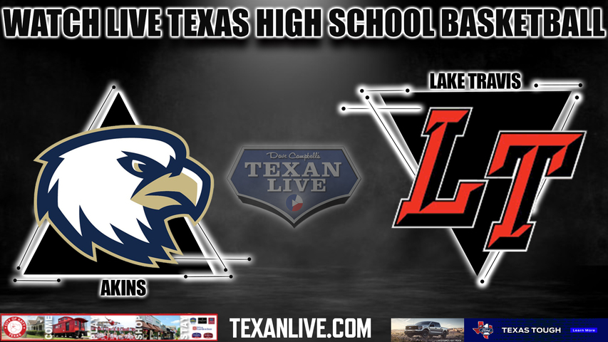 Akins vs Lake Travis - 7:00pm- 1/12/2024 - Girls Basketball - Live from Lake Travis High School