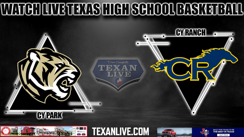 Cy Park vs Cy Ranch - 7:00pm- 1/23/2024 - Boys Basketball - Live from Cy Ranch High School
