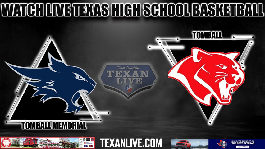 Tomball Memorial vs Tomball - 7:00pm- 1/26/2024 - Boys Basketball - Live from Tomball High School