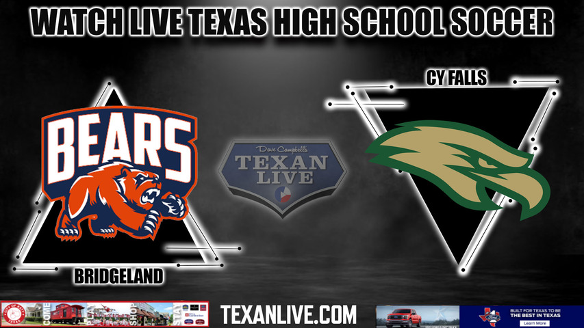Bridgeland vs Cy Falls - 7:45pm- 1/26/2024 - Boys Soccer - Live from Cy Falls High School