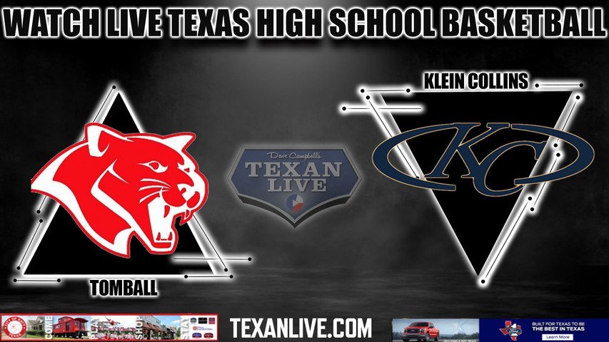 Tomball vs Klein Collins - 7:00pm- 2/2/2024 - Girls Basketball - Live from Klein Collins High School