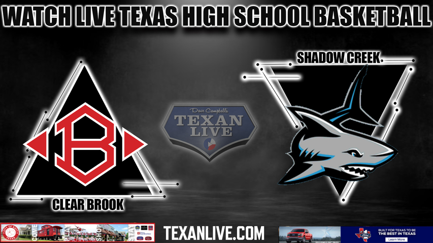 Clear Brook vs Shadow Creek - 6pm- 2/13/2024 - Girls Basketball - Live from South Houston High School - Bi District Playoffs