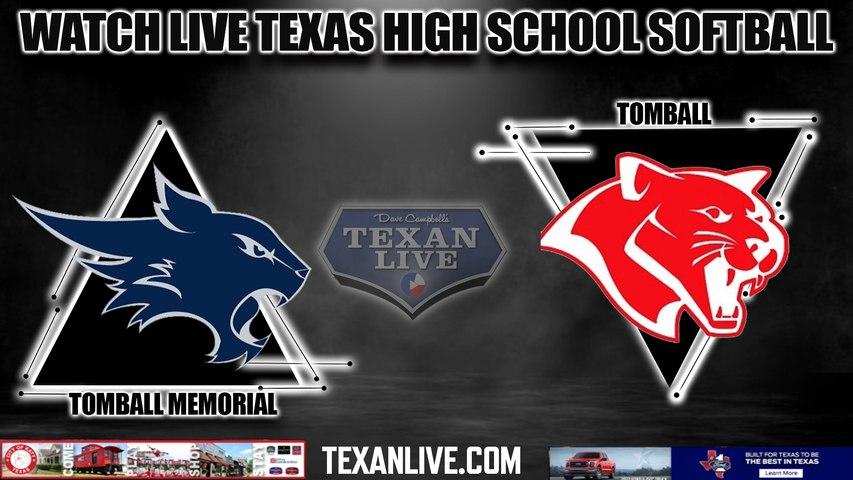 Tomball Memorial vs Tomball - 6:15pm- 3/8/2024 - Softball - Live from Tomball High School